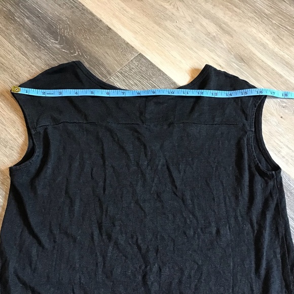 Willi Smith | Black knit linen top, EUC - Picture 8 of 8
